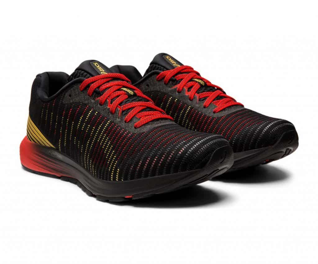 asics dynaflyte 3 black red