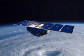 Satellite orbeting earth